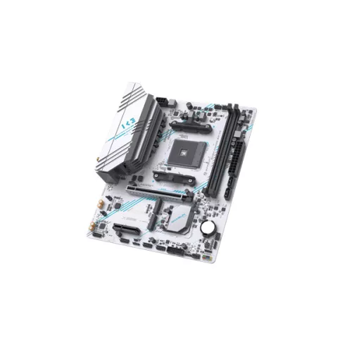 Maxsun Alaplap - AMD MS-B550M GAMING WIFI ICE AM4 (B550, mATX, 2xDDR4 3200MHz, 2xSATA3, 2xM.2, HDMI, DP)