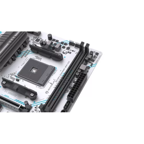 Maxsun Alaplap - AMD MS-B550M GAMING WIFI ICE AM4 (B550, mATX, 2xDDR4 3200MHz, 2xSATA3, 2xM.2, HDMI, DP)