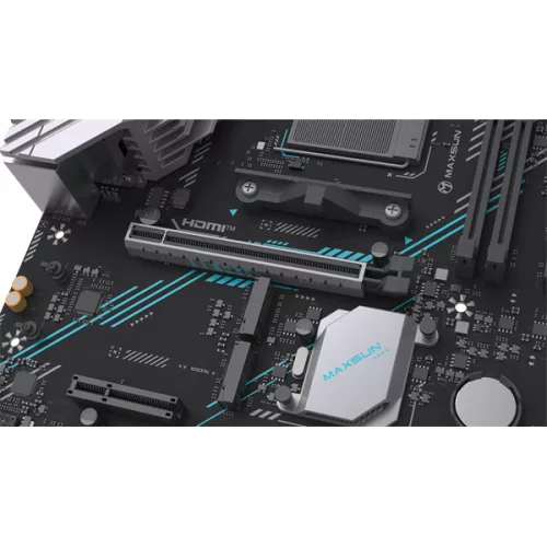Maxsun Alaplap - AMD MS-B550M GAMING WIFI AM4 (B550, mATX, 2xDDR4 3200MHz, 2xSATA3, 2xM.2, HDMI, DP)