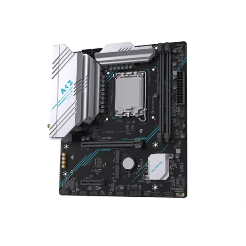 Maxsun Alaplap - Intel MS-B760M GAMING WIFI ACE II s1700 (B760, mATX, 2xDDR5 7200MHz, 2xSATA3, 3xM.2, HDMI, DP)