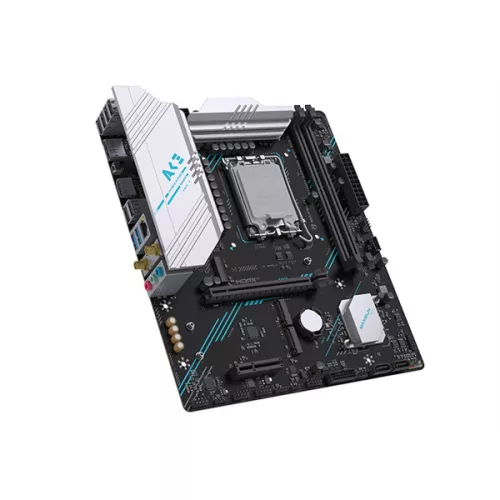 Maxsun Alaplap - Intel MS-B760M GAMING WIFI ACE II s1700 (B760, mATX, 2xDDR5 7200MHz, 2xSATA3, 3xM.2, HDMI, DP)