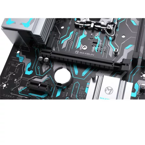 Maxsun Alaplap - Intel MS-B760M GAMING WIFI GANK V2 s1700 (B760, mATX, 2xDDR5 5600MHz, 3xSATA3, M.2, HDMI, D-sub)