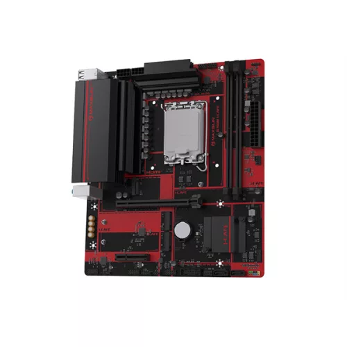Maxsun Alaplap - Intel MS-B760M I-CAFE s1700 (B760, mATX, 2xDDR5 7600MHz, 2xSATA3, 3xM.2, HDMI, DP)