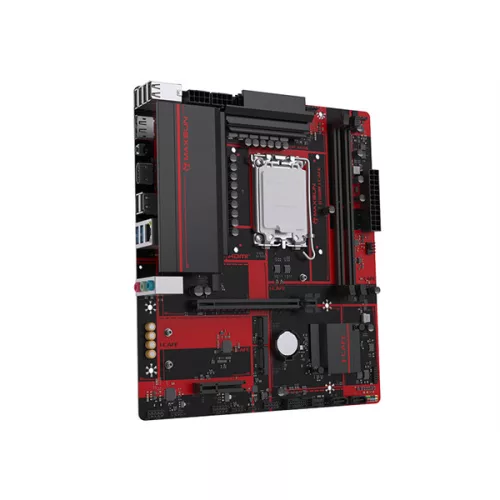 Maxsun Alaplap - Intel MS-B760M I-CAFE s1700 (B760, mATX, 2xDDR5 7600MHz, 2xSATA3, 3xM.2, HDMI, DP)