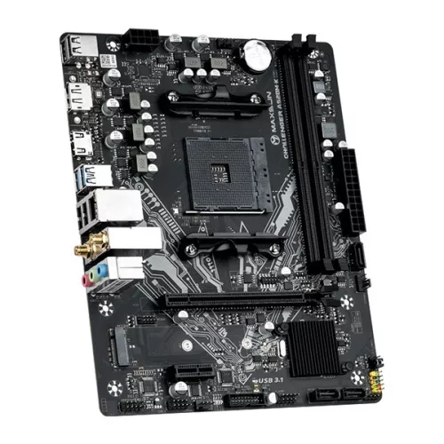 Maxsun Alaplap - AMD MS-CHALLENGER A520M-K WIFI AM4 (A520, mATX, 2xDDR4 2666MHz, 3xSATA3, M.2, HDMI, DP)