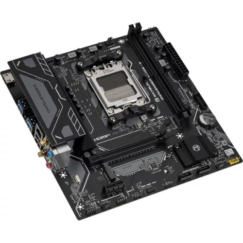 Maxsun Alaplap - AMD MS-CHALLENGER B650M-K WIFI AM5 (B650, mATX, 2xDDR5 6400MHz, 2xSATA3, M.2, HDMI)