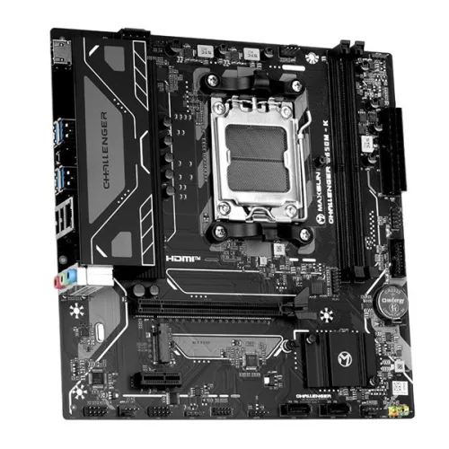 Maxsun Alaplap - AMD MS-CHALLENGER B650M-K AM5 (B650, mATX, 2xDDR5 6400MHz, 2xSATA3, M.2, HDMI)
