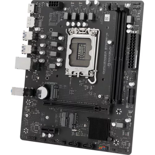 Maxsun Alaplap - Intel MS-CHALLENGER B760M-H WIFI s1700 (B760, mATX, 2xDDR4 3200MHz, 2xSATA3, 2xM.2, HDMI, DP)
