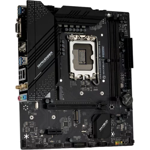 Maxsun Alaplap - Intel MS-CHALLENGER B760M D5 WIFI s1700 (B760, mATX, 2xDDR5 6400MHz, 3xSATA3, 2xM.2, HDMI, D-sub)