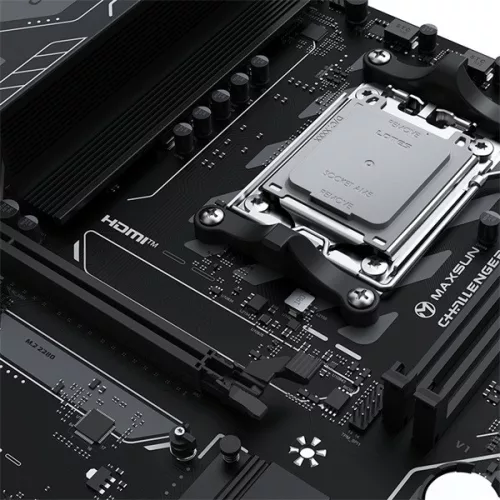 Maxsun Alaplap - AMD MS-CHALLENGER B850M-K AM5 (B850, mATX, 2xDDR5 8000MHz, 2xSATA3, M.2, HDMI)