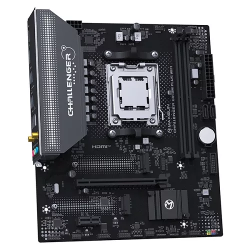 Maxsun Alaplap - AMD MS-CHALLENGER B850M PLUS WIFI AM5 (B850, mATX, 2xDDR5 8000MHz, 2xSATA3, 2xM.2, HDMI, DP)
