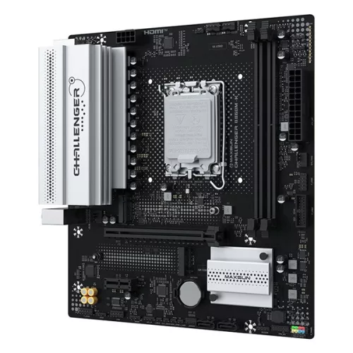 Maxsun Alaplap - Intel MS-CHALLENGER B860M-K s1851 (B860, mATX, 2xDDR5 8000MHz, 2xSATA3, 2xM.2, HDMI, DP)
