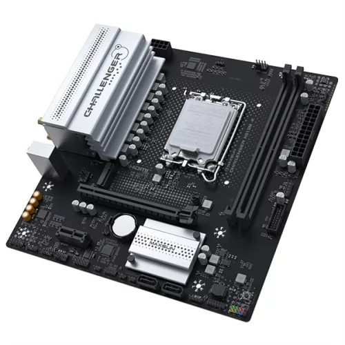 Maxsun Alaplap - Intel MS-CHALLENGER H810M-K WIFI s1851 (H810, mATX, 2xDDR5 6400MHz, 2xSATA3, M.2, HDMI, DP)