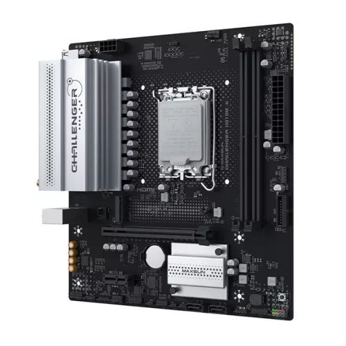 Maxsun Alaplap - Intel MS-CHALLENGER H810M-K WIFI s1851 (H810, mATX, 2xDDR5 6400MHz, 2xSATA3, M.2, HDMI, DP)