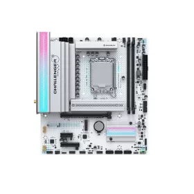   Maxsun Alaplap - Intel MS-CHALLENGER Z890M WIFI ICE s1851 (Z890, mATX, 2xDDR5 7000MHz, 3xSATA3, 2xM.2, HDMI, DP)