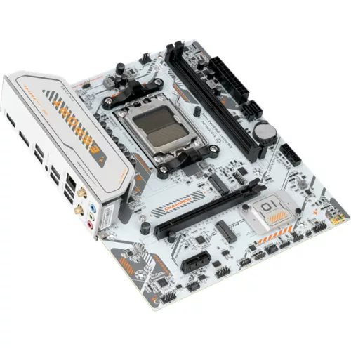 Maxsun Alaplap - AMD MS-ESPORT B650M WIFI6 ICE AM5 (B650, mATX, 2xDDR5 8000MHz, 2xSATA3, 2xM.2, HDMI, DP)