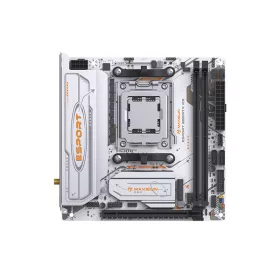   Maxsun Alaplap - AMD MS-ESPORT B850ITX WIFI ICE AM5 (B850, mATX, 2xDDR5 8000MHz, 2xSATA3, 2xM.2, HDMI, DP)