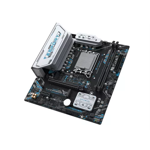 Maxsun Alaplap - Intel MS-ESPORT B860M GANK WIFI s1851 (B860, mATX, 2xDDR5 8600MHz, 2xSATA3, 2xM.2, HDMI, DP)
