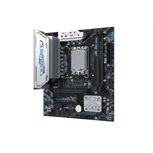 Maxsun Alaplap - Intel MS-ESPORT B860M GANK WIFI s1851 (B860, mATX, 2xDDR5 8600MHz, 2xSATA3, 2xM.2, HDMI, DP)