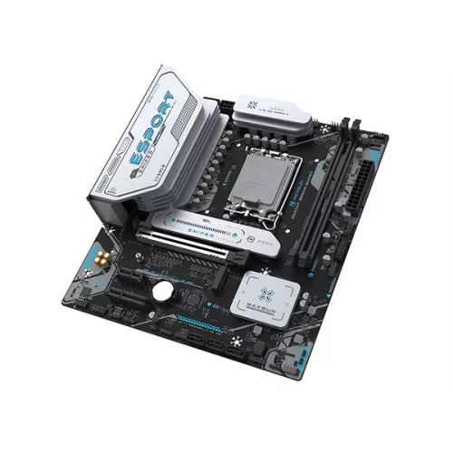 Maxsun Alaplap - Intel MS-ESPORT B860M SNIPER WIFI s1851 (B860, mATX, 2xDDR5 7200MHz, 3xSATA3, 2xM.2, HDMI, DP)