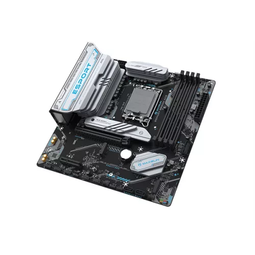 Maxsun Alaplap - Intel MS-ESPORT B860M WIFI ACE s1851 (B860, mATX, 4xDDR5 8000MHz, 2xSATA3, 3xM.2, HDMI, DP)