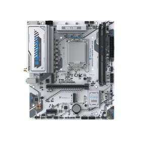   Maxsun Alaplap - Intel MS-ESPORT H810M WIFI ICE s1851 (H810, mATX, 2xDDR5 6400MHz, 2xSATA3, 2xM.2, HDMI, DP)