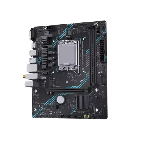 Maxsun Alaplap - Intel MS-H610M 666 WIFI6 D5 s1700 (H610, mATX, 2xDDR5 5200MHz, 3xSATA3, M.2, HDMI, D-sub)