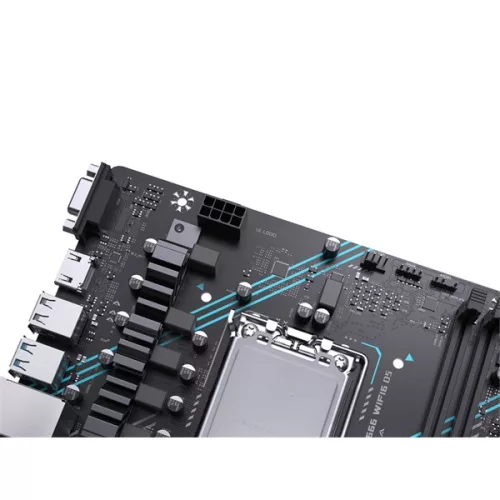 Maxsun Alaplap - Intel MS-H610M 666 WIFI6 D5 s1700 (H610, mATX, 2xDDR5 5200MHz, 3xSATA3, M.2, HDMI, D-sub)