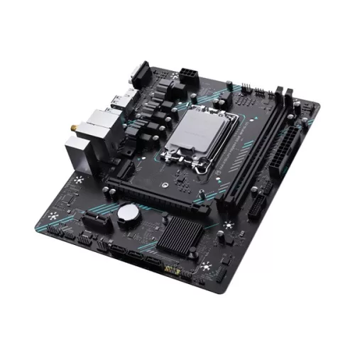 Maxsun Alaplap - Intel MS-H610M 666 WIFI6 D5 s1700 (H610, mATX, 2xDDR5 5200MHz, 3xSATA3, M.2, HDMI, D-sub)