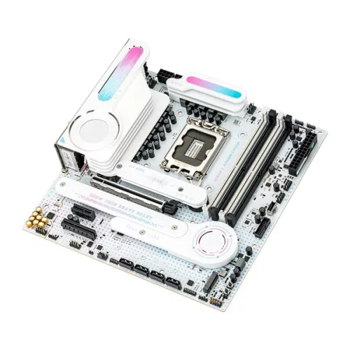 Maxsun Alaplap - Intel MS-ICRAFT B760M CROSS s1700 (B760, mATX, 4xDDR5 7600MHz, 4xSATA3, 3xM.2, HDMI, DP)