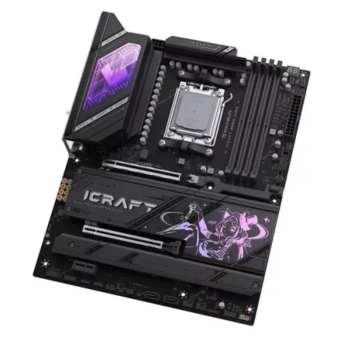 Maxsun Alaplap - AMD MS-ICRAFT B850 AIGA AM5 (B850, ATX, 4xDDR5 8400MHz, 2xSATA3, 4xM.2, HDMI, DP)