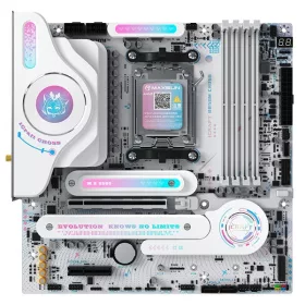   Maxsun Alaplap - AMD MS-ICRAFT B850M CROSS AM5 (B850, mATX, 4xDDR4 8000MHz, 2xSATA3, 3xM.2, HDMI, DP)