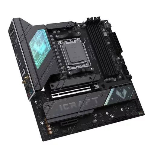 Maxsun Alaplap - AMD MS-ICRAFT B850M WIFI AM5 (B850, mATX, 4xDDR4 8000MHz, 2xSATA3, 3xM.2, HDMI, DP)