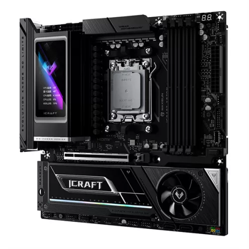 Maxsun Alaplap - AMD MS-ICRAFT X870M AM5 (X870, mATX, 4xDDR5 8400MHz, 2xSATA3, 3xM.2, HDMI, DP)