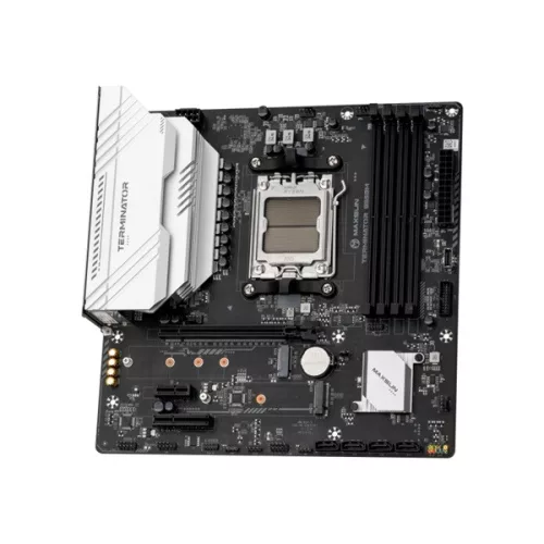 Maxsun Alaplap - AMD MS-TERMINATOR B650M AM5 (B650, mATX, 4xDDR5 8000MHz, 4xSATA3, 2xM.2, HDMI, DP)