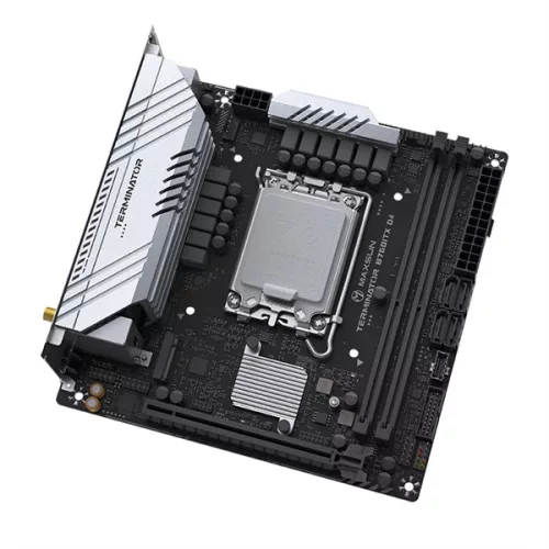 Maxsun Alaplap - Intel MS-TERMINATOR B760ITX D4 WIFI V3 s1700 (B760, ITX, 2xDDR4 5333MHz, 4xSATA3, 2xM.2, HDMI, DP)