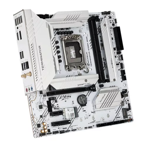 Maxsun Alaplap - Intel MS-TERMINATOR B760M GKD5 ICE s1700 (B760, mATX, 2xDDR5 7600MHz, 4xSATA3, 3xM.2, HDMI, DP)