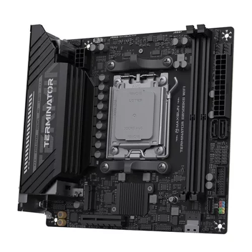 Maxsun Alaplap - AMD MS-TERMINATOR B850M PRO II WIFI7 AM5 (B850, mATX, 4xDDR5 8000MHz, 2xSATA3, 3xM.2, HDMI, DP)
