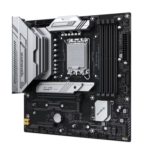 Maxsun Alaplap - Intel MS-TERMINATOR B860M-E s1851 (B860, mATX, 2xDDR5, 4xSATA3, 3xM.2, HDMI, DP)