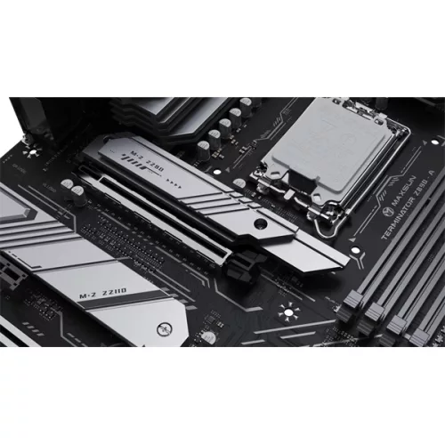 Maxsun Alaplap - Intel MS-TERMINATOR Z890-A WIFI s1851 (Z890, ATX, 4xDDR5 8800MHz, 4xSATA3, 4xM.2, HDMI, DP)