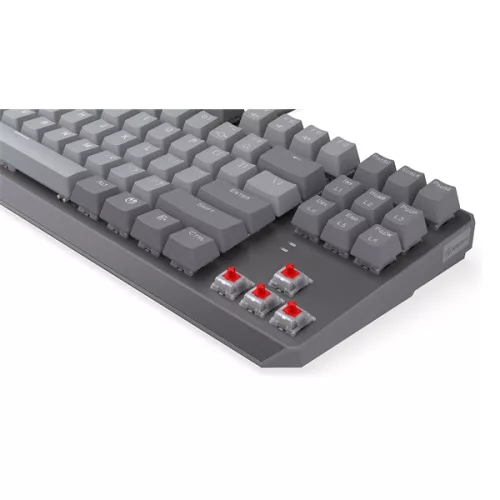 Endorfy Billentyűzet - Thock V2 TKL (RGB, Red Switch, mechanikus, 87 gomb, 1,8m, US)