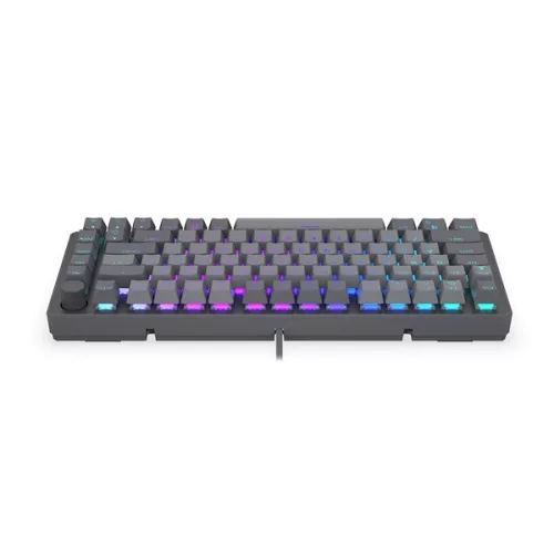 Endorfy Billentyűzet - Thock V2 75% (RGB, Red Switch, mechanikus, 82 gomb, 1,8m, US)