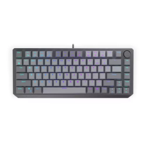 Endorfy Billentyűzet - Thock V2 75% (RGB, Red Switch, mechanikus, 82 gomb, 1,8m, US)