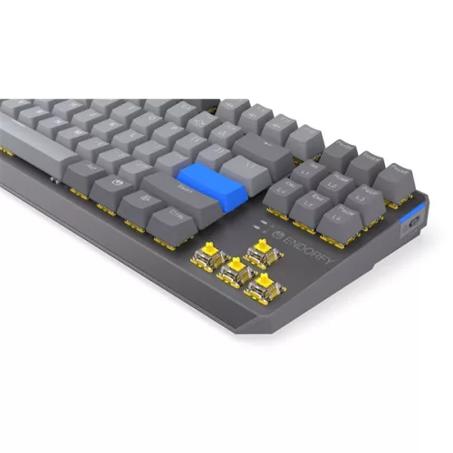 Endorfy Wireless Billentyűzet - Thock V2 TKL (RGB, Gateron Yellow Switch, mechanikus, 87 gomb, US)