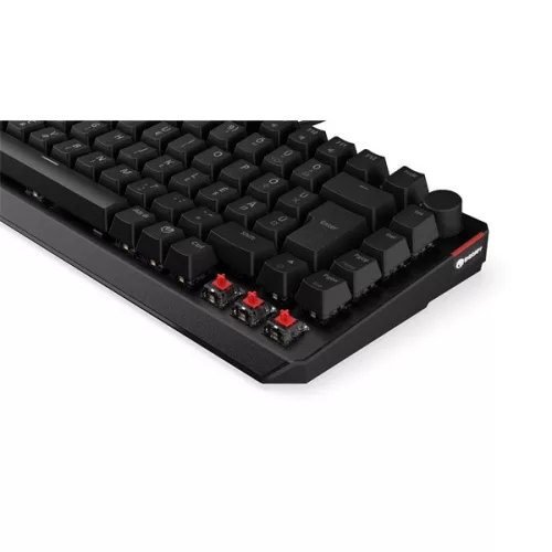 Endorfy Billentyűzet - Thock 75% (RGB, Kailh Red Switch, mechanikus, 82 gomb, 1,8m, HU, fekete)