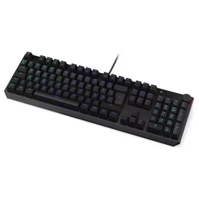   Endorfy Billentyűzet - Thock (RGB, Kailh Red Switch, mechanikus, 104 gomb, 1,8m, HU, fekete)