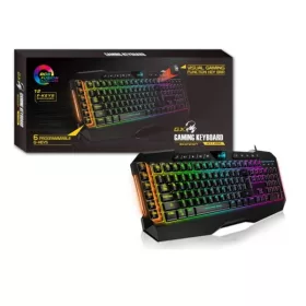   Genius Billentyűzet - Scorpion K11 Pro (Vezetékes, USB, RGB, multimédiás, fekete)