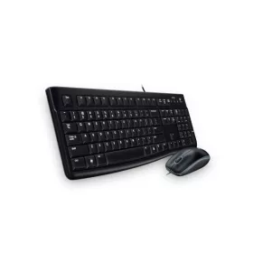   Logitech Billentyűzet/Egér Kit - MK120 (Vezetékes, USB, magyar, fekete)