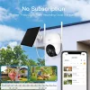 Arenti IP wifi PT dómkamera - GO2T + SP2 (3MP, 4mm, kültéri, IR10m, 5200mAh, microSD, mikrofon, hangszóró, SP2 napelem)