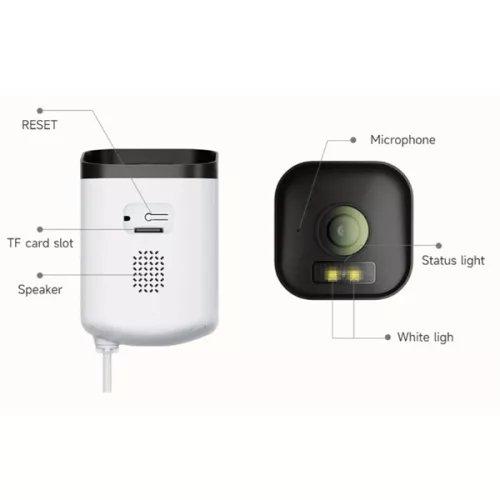 Arenti IP wifi csőkamera - O3 (4MP, 3,6mm, kültéri, IR10m, Full-Color, IP65, microSD, mikrofon, hangszóró)